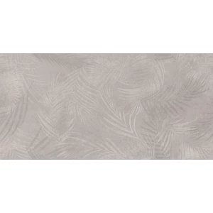 Керамогранит Meissen Keramik Floresta листья светло серый ректификат 17549 120х60 см