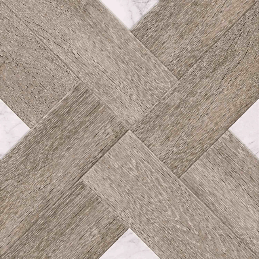Керамический гранит Golden Tile Marmo wood gross темно-бежевый 4VH870 40х40 см
