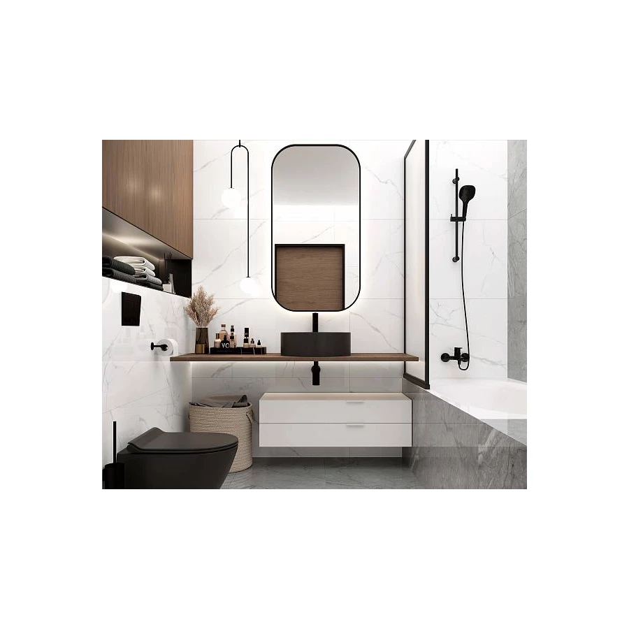 Керамогранит Laparet Atlantic White i белый Полированный 60x60 см