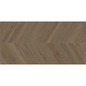 Керамогранит Delacora Walnut Chevron Dark матовый карвинг коричневый D120249M 120х60 см