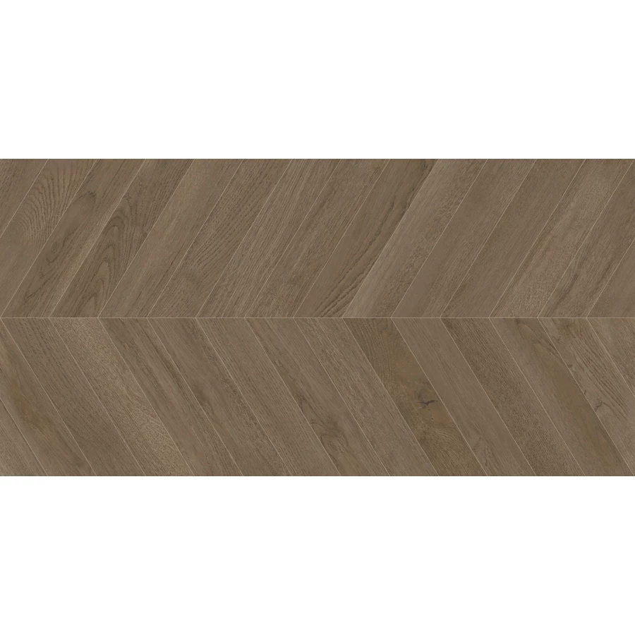 Керамогранит Delacora Walnut Chevron Dark матовый карвинг коричневый D120249M 120х60 см