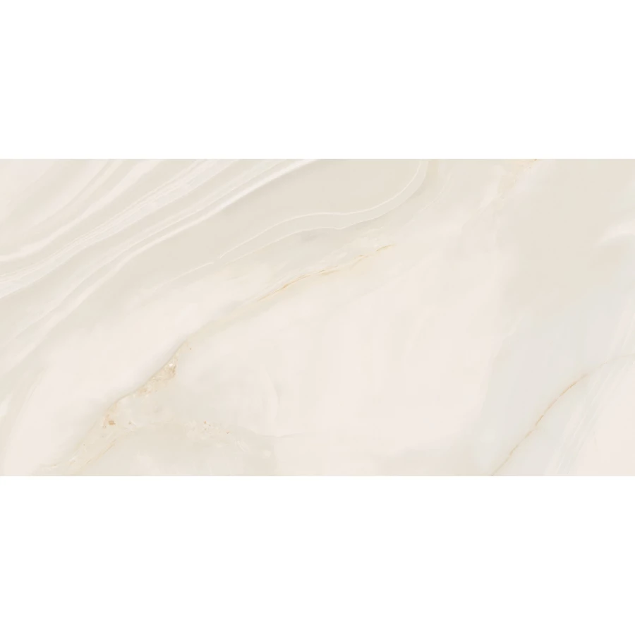 Керамогранит Ceradim Onyx Queen Cream Полированный кремовый 120х60 см