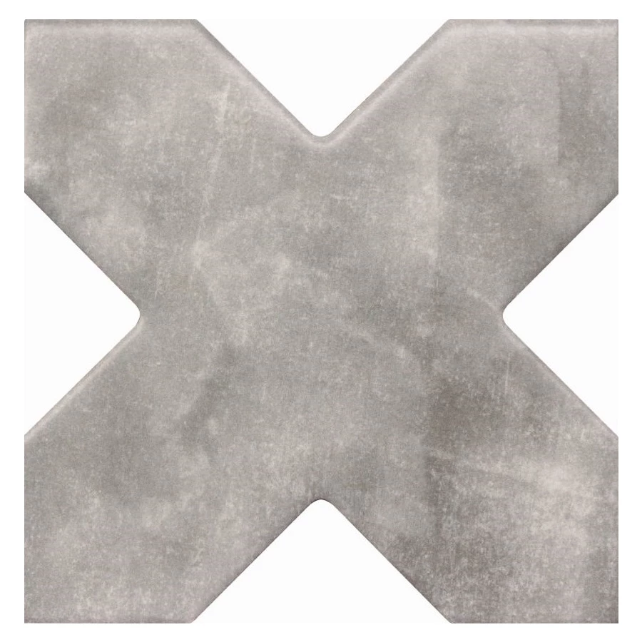 Керамогранит Cevica Becolors Cross Grey матовый серый CV67370 13,25х13,25 см