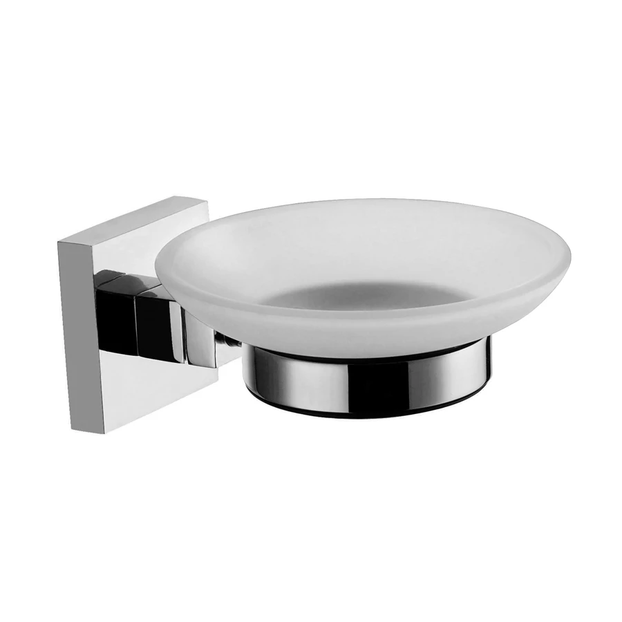 Мыльница Azario Rina стеклянная хром AZ-87008