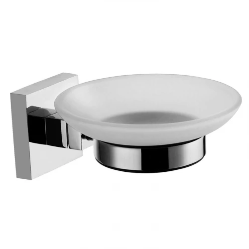 Мыльница Azario Rina стеклянная хром AZ-87008