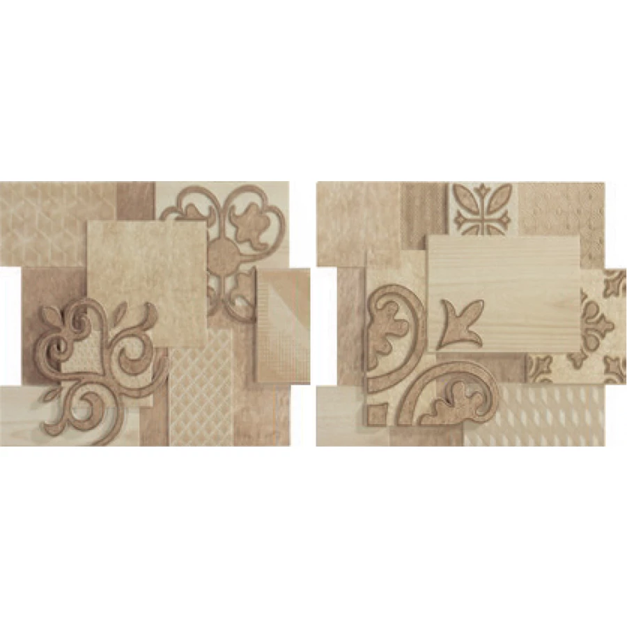 Керамическая плитка Porcelanite Dos 9516 Comp.crema beige sin fin II 23,2х19,9 см