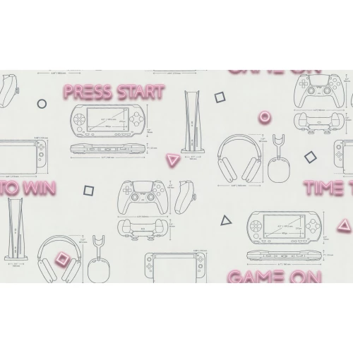 Обои флизелиновые Palitra Home Gamepad HomeColor бежевые HC72157-22 1,06х10,05 м