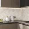 Плитка настенная ALMA Ceramica Прокси / Proxy рельефная матовая белая TWA3060PRX14 60х30 см