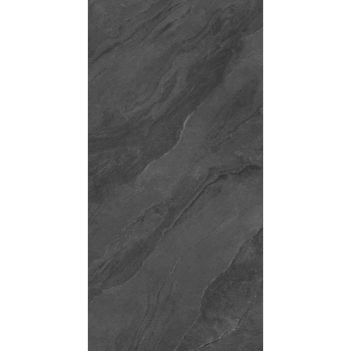 Керамогранит Gambini Bet Pyrite Rett матовый черный AC49230 120x60 см