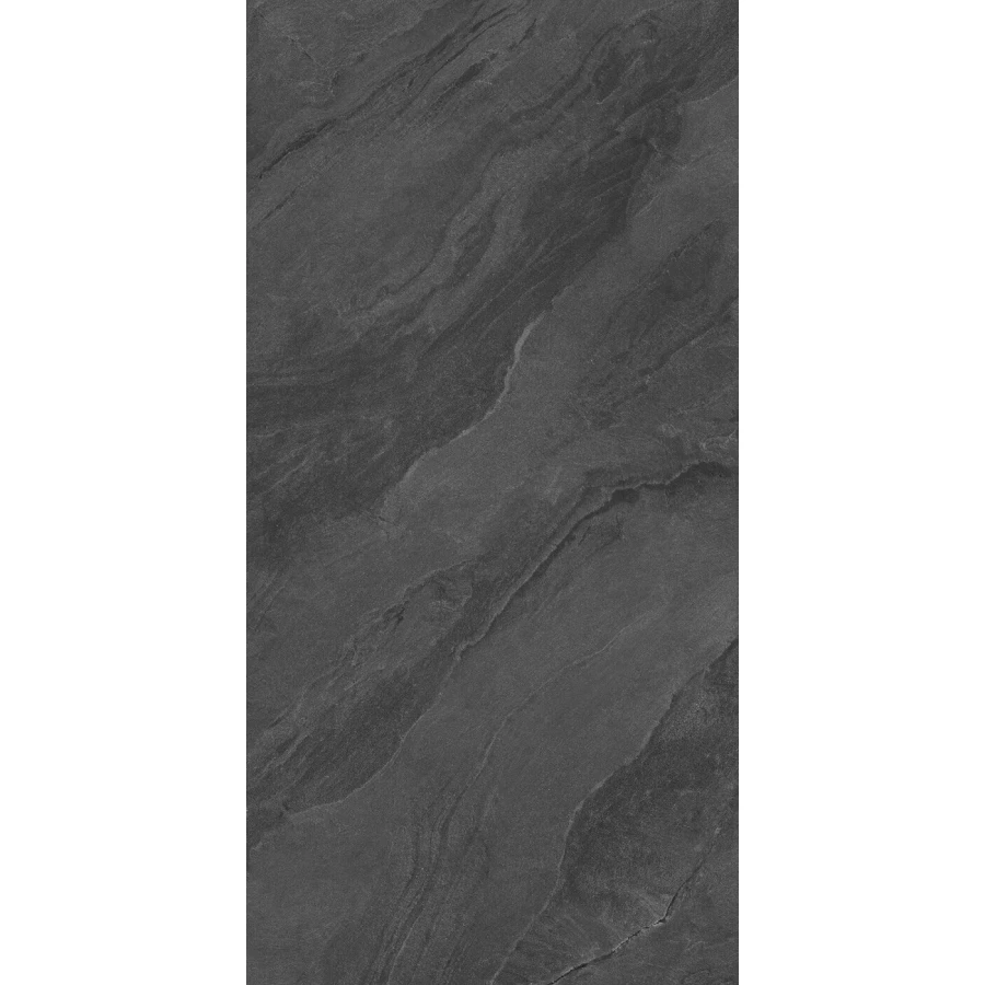 Керамогранит Gambini Bet Pyrite Rett матовый черный AC49230 120x60 см