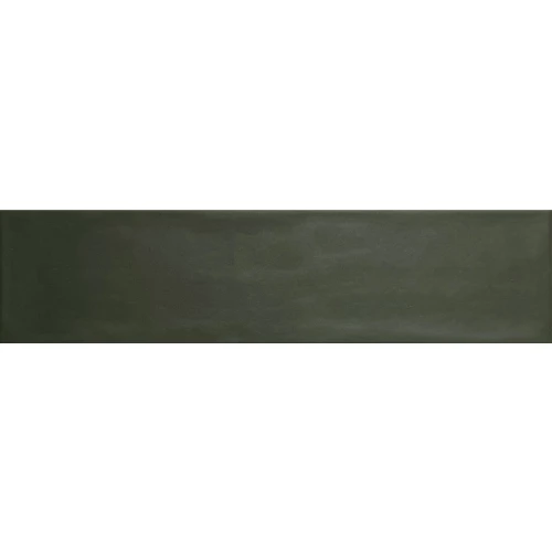 Плитка настенная Decocer Fabia Dark Green матовая зелёная 30х7,5 см