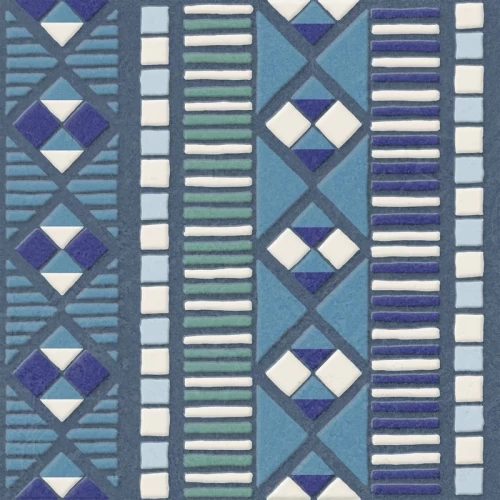 Плитка настенная Kerama Marazzi Шавен 3 Декор матовая синяя KMD3STA009BN 20x20 см