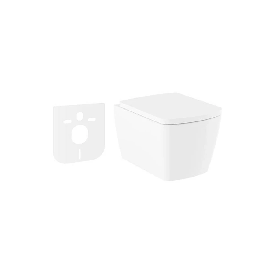 Унитаз Lavinia Boho Aveo Rimless 21010008 (комплект 2 в 1)