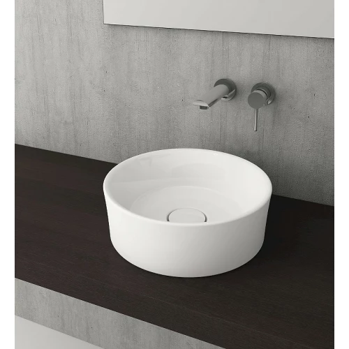 Раковина Bocchi Luna Vessell глянцевая белая 1174-001-0125 38 см