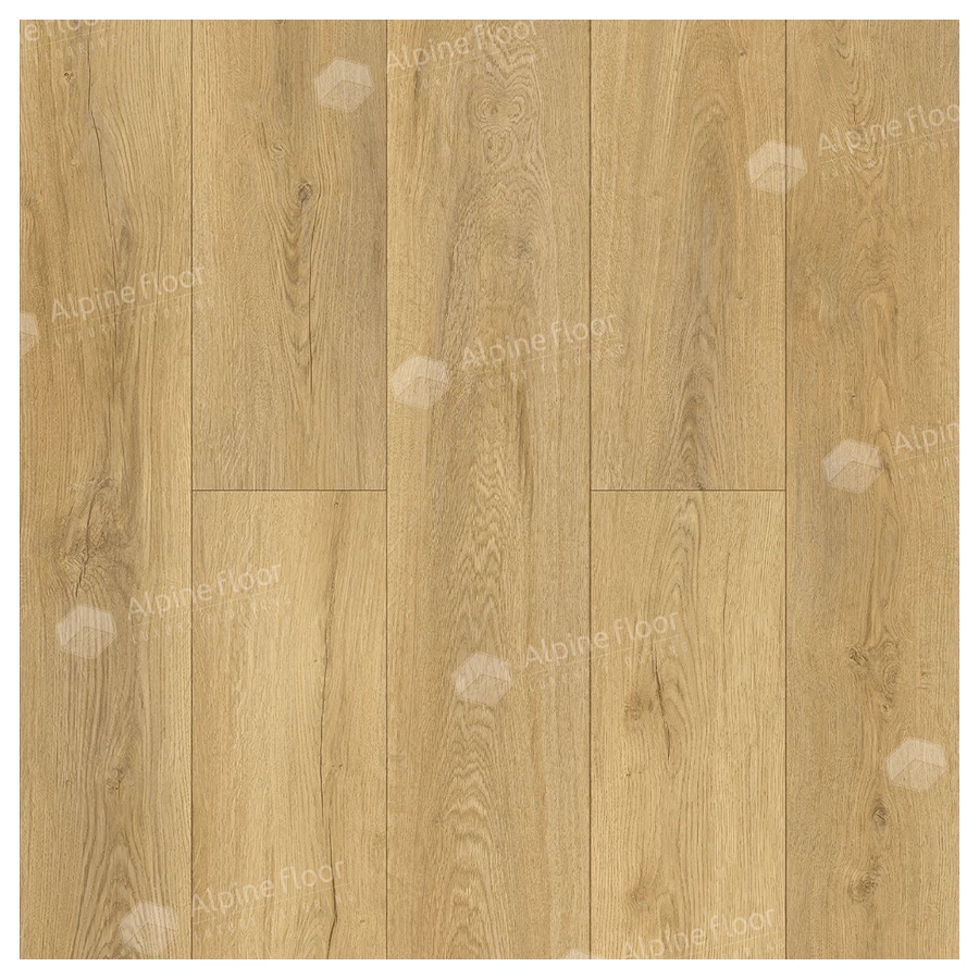 Каменно-полимерная плитка Alpine Floor Eclipse Super Matt Жардин светло-коричневая ЕСО 21-17 43 класс 4 мм