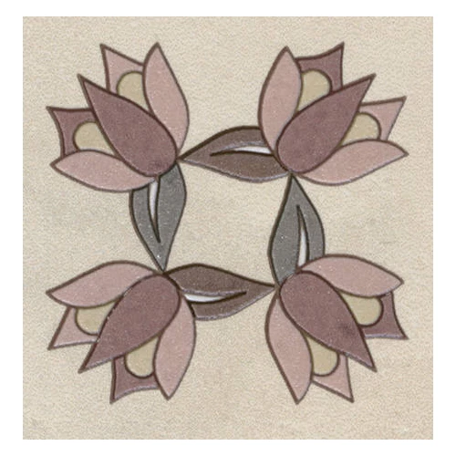 Плитка напольная Kerama Marazzi Тадж-Махал Вставка глянцевая бежевая AC233/3401 7,2х7,2 см