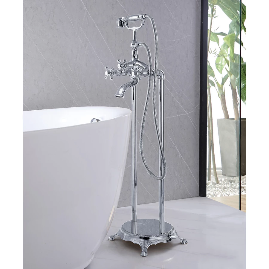 Смеситель Abber Klassik AF8415 напольный, хром