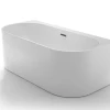 Ванна акриловая Azario Bradford пристенная в комплекте с сифоном и металлической рамой BRA17080 170х80х58 см