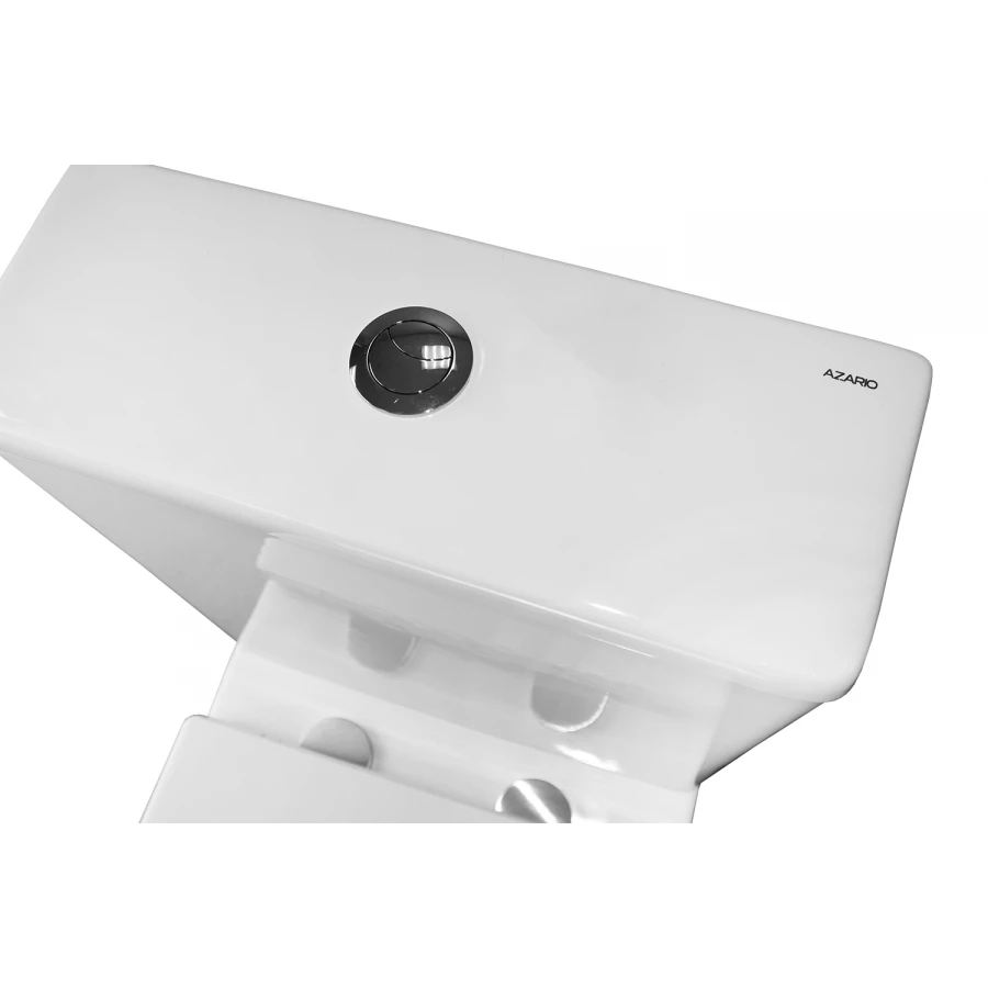 Унитаз-компакт Azario Blaise напольный безободковый с быстросъемным сиденьем микролифт AZ-55-1 38.5х61.5х80 см