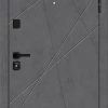 Входная дверь Bravo Граффити-5/SBlack 205x96 Slate Art/Look Art правое открывание