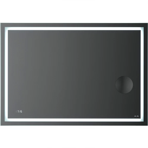 Универсальное зеркало Am Pm Gem с контурной Led-подсветкой часами и косметическим зеркалом M91AMOX1003WG 100 см