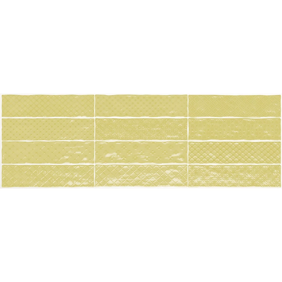 Плитка настенная EL Barco Music Lemon Decor 7,5*30 см