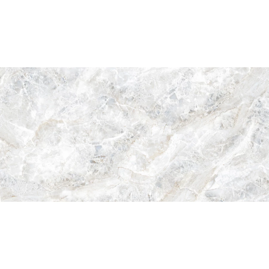 Керамогранит ALMA Ceramica Wave лаппатированный белый 7,5 мм GFA114WAV00L 114х57 см
