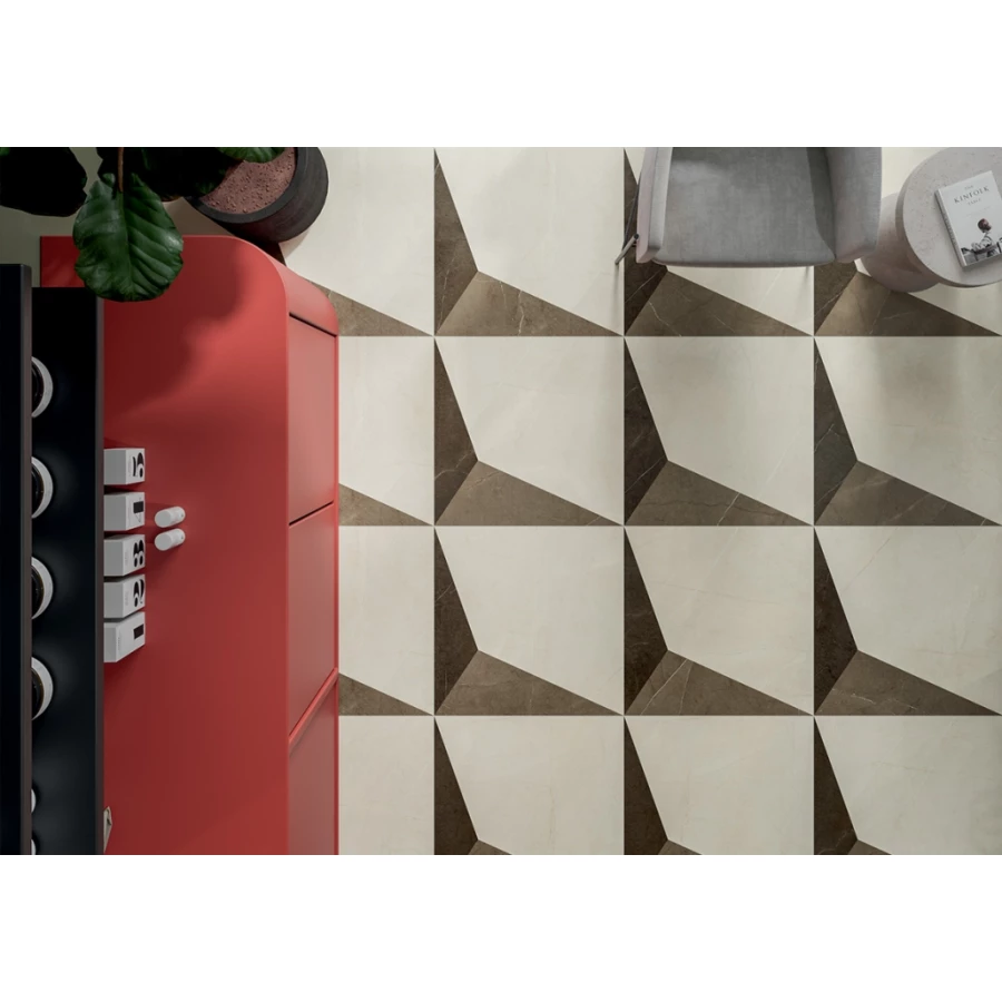 Вставка Coliseumgres Фьямма Уайт Фрэйм 610080000235 60x60 см