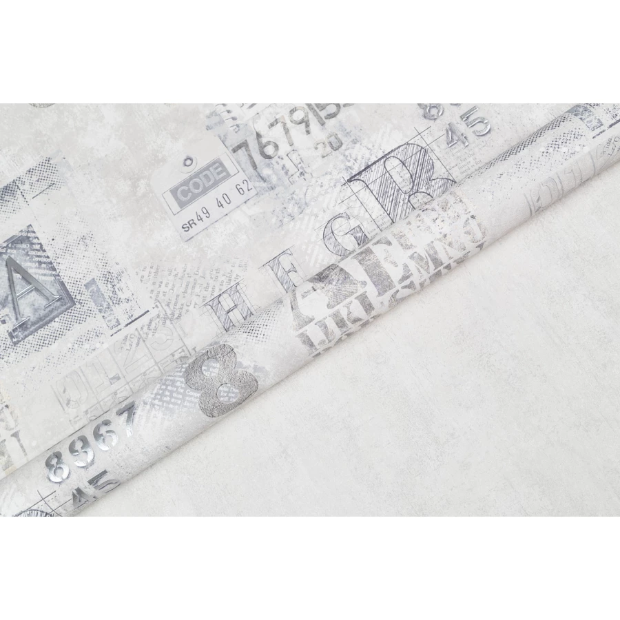 Обои флизелиновые VOG Collection П Аккаунт серые VV71921-24 1,06х10,05 м