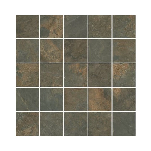 Декор Kerama Marazzi Рамбла коричневый мозаичный 25*25 см