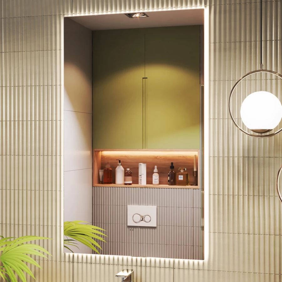 Зеркало Vigo Quadro Comfort 600 144 60x100 см