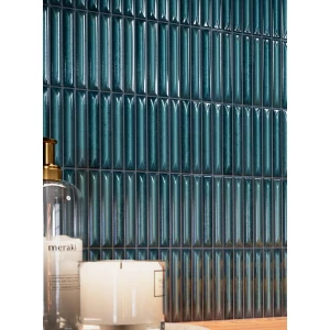 Плитка настенная Vilar Albaro Nairobi Arrow Blue 10х1,5 глянцевая синяя 20x20 см
