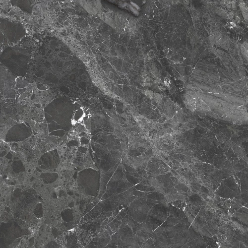 Керамогранит Delacora Greiny Dark sugar-эффект черный 6060GRY99 60х60 см