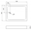 Душевой поддон Gemy (ST13T) 120x80x14 см