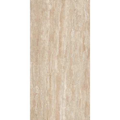 Керамогранит Belleza Rizzoni Travertino Brown Velvet матовый бежевый 120х60 см