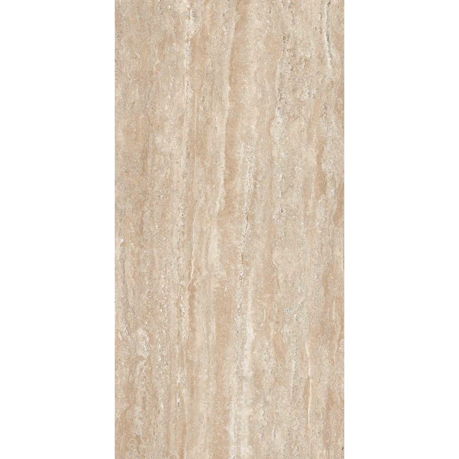 Керамогранит Belleza Rizzoni Travertino Brown Velvet матовый бежевый 120х60 см