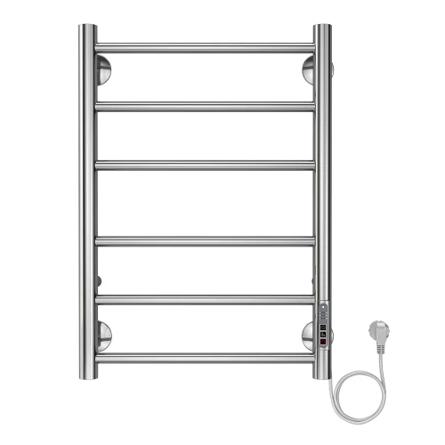 Полотенцесушитель электрический Azario Parma 6 секций тен справа хром AZ10846 40x60 см