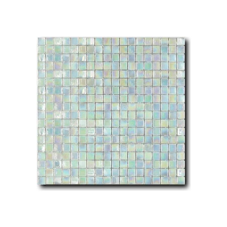 Мозаика стеклянная Art&Natura Classic Glass Fernanda 1 15x15 глянцевая бирюзовая 29,5x29,5 см