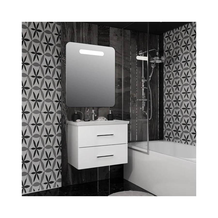 Зеркало Opadiris Арабеско 70 белый Z0000009897