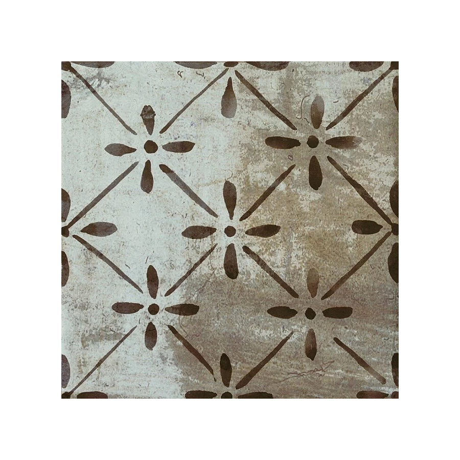 Плитка настенная Kerama Marazzi Довиль 8 Декор глянцевый серый VT\B236\1146 9,8x9,8 см