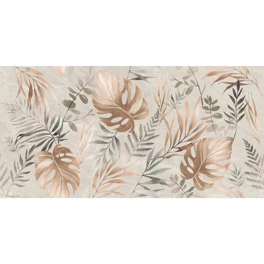 Керамогранит Infinity Ceramica Linsey Decor Spring Lush Plus бежевый 120x60 см