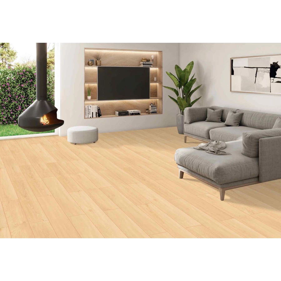 Керамогранит Belleza Cedralis Natural матовый светло-коричневый 120х20 см