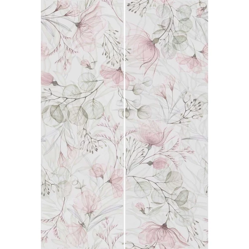 Панно Kerama Marazzi Веро 2 части 40х120 обрезное глянцевое серое OS/A327/2x/14068R 120x80 см