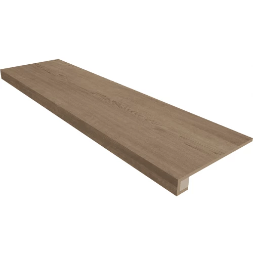 Комплект Estima Classic Wood Ступень CW03 33x120 неполированный прямоугольный бортик без насечек Подступенок 14,5x120 39899