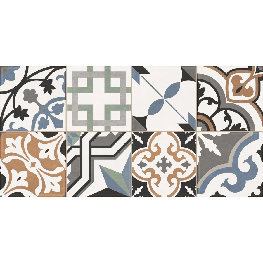 Плитка настенная New Trend Design Art Mix 1 матовая многоцветная WT36DST55 60х30 см