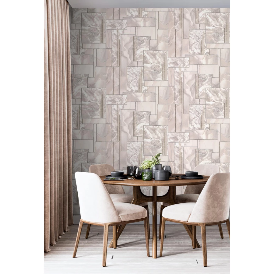 Обои бумажные Palitra Life Protect-Milíssima бежевые PL11062-22a 0,53х10,05 м