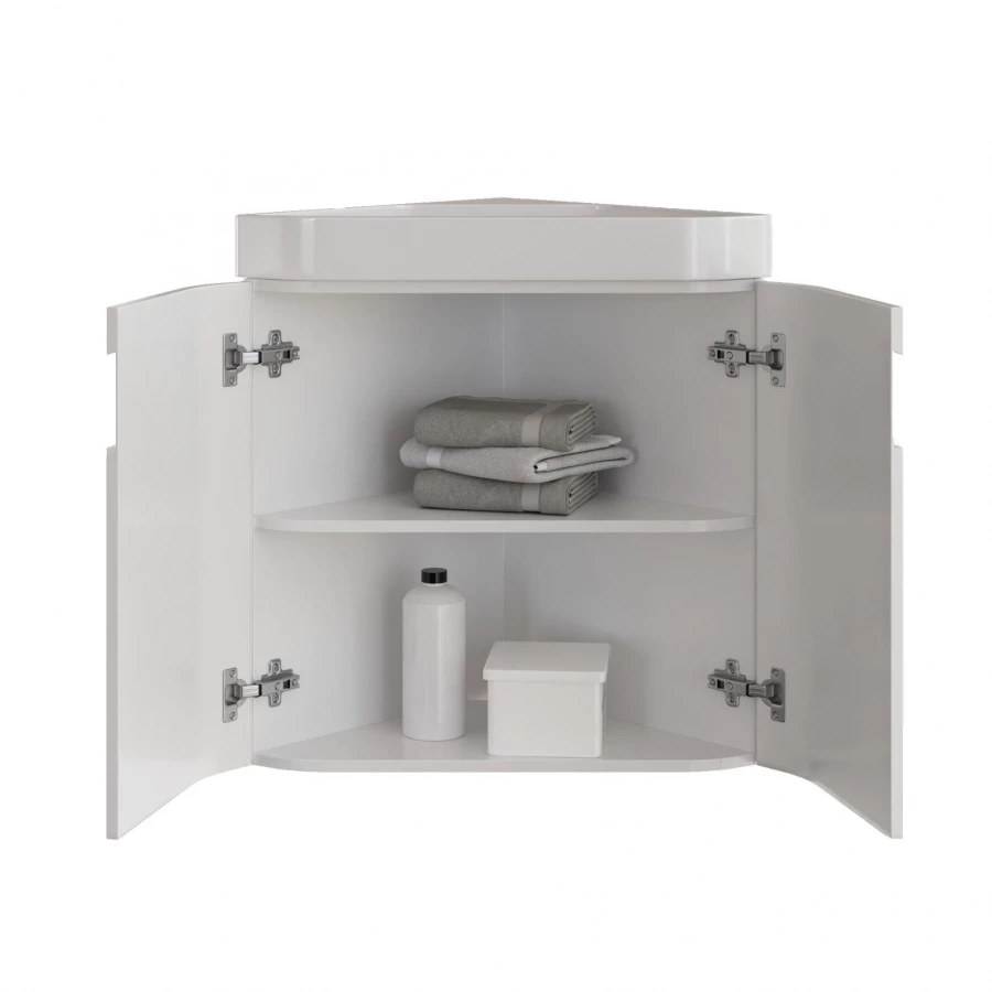 Тумба MixLine Кварц-67 белый подвесной под раковину Quartz-50 540983