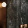 Плитка настенная Porcelanosa Веллуто Лине / Velluto Nero Line матовая черная 100354910 150х59,6 см