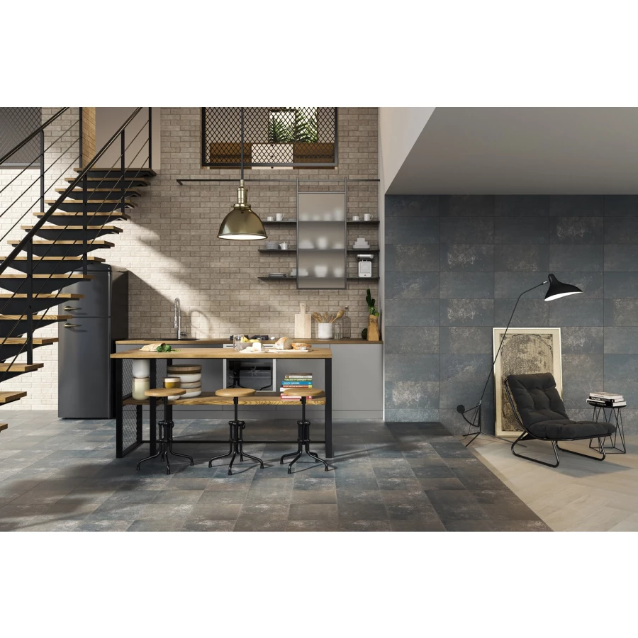 Капинос Paradyz Viano Antracite Kapinos Stopnica Prosta матовый серый 32,8х29,5 см