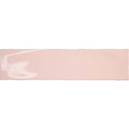 Плитка настенная Dar Ceramics Rural Pink Blush Brillo глянцевая розовая 30x7,5 см